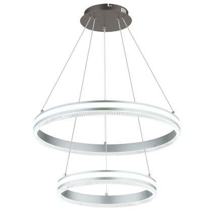 Globo - Dimmbare LED-Hängeleuchte mit Seilaufhängung LED/60W/230V 2700-6000K + Fernbedienung
