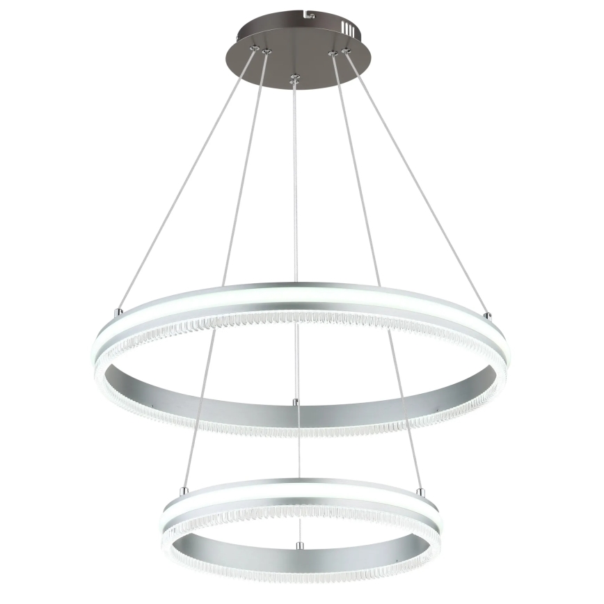 Globo - Dimmbare LED-Hängeleuchte mit Seilaufhängung LED/60W/230V 2700-6000K + Fernbedienung