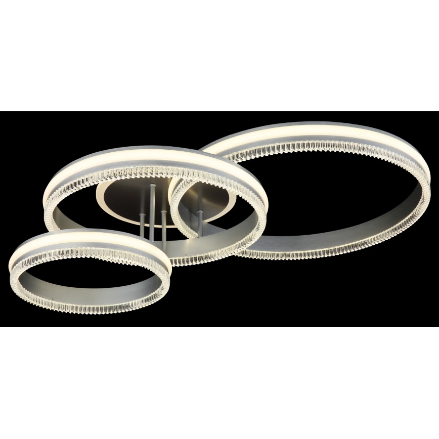 Globo - LED-dimmbare Deckenleuchte LED/72W/230V 2700-6000K silber + Fernbedienung