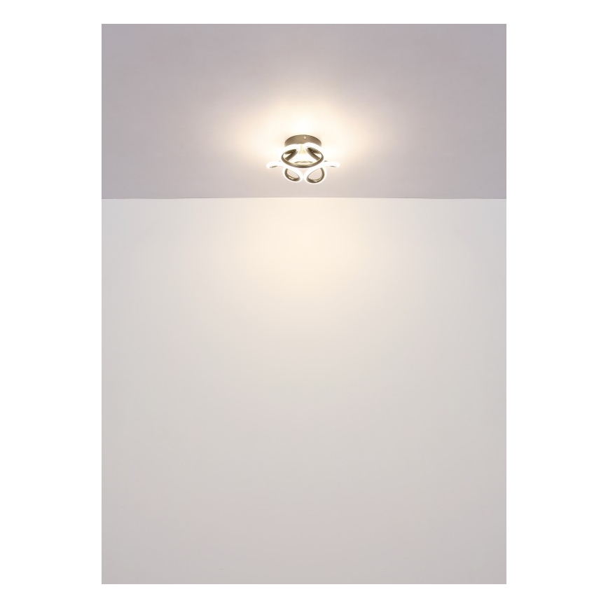 Globo - LED Deckenleuchte LED/24W/230V 2700/4000/6000K Ø 26 cm schwarz