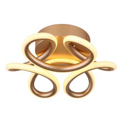 Globo - LED Deckenleuchte LED/24W/230V 2700/4000/6000K Ø 26 cm gold