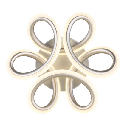 Globo - LED Deckenleuchte LED/24W/230V 2700/4000/6000K Ø 26 cm mattchrom