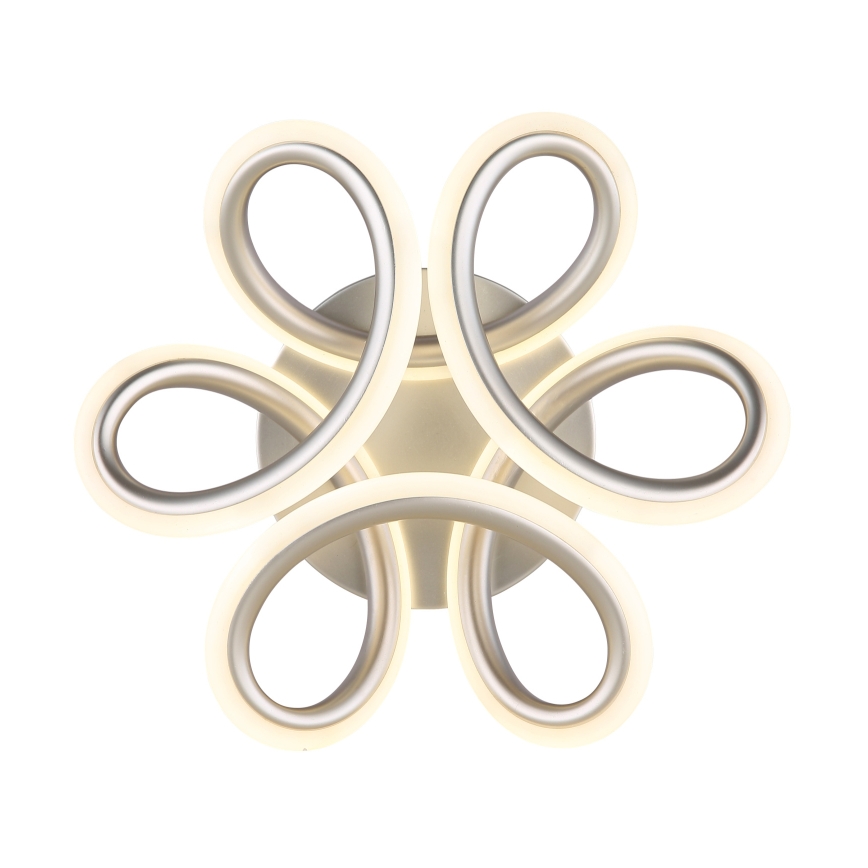 Globo - LED Deckenleuchte LED/24W/230V 2700/4000/6000K Ø 26 cm mattchrom