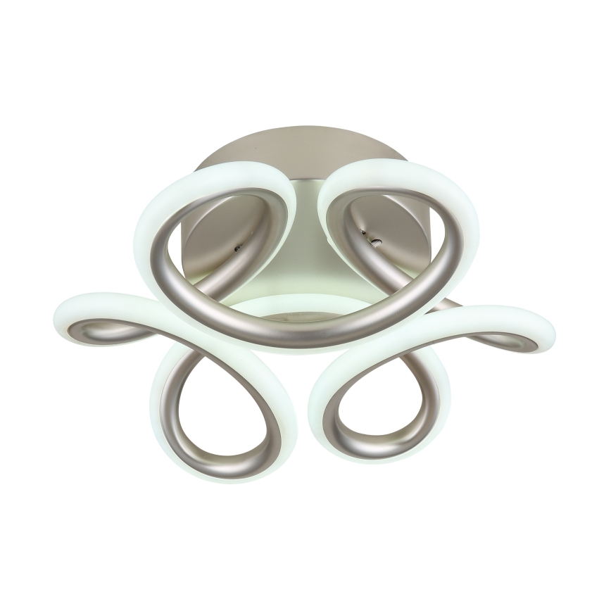 Globo - LED Deckenleuchte LED/24W/230V 2700/4000/6000K Ø 26 cm mattchrom