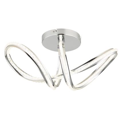 Globo - LED-dimmbare Deckenleuchte LED/40W/230V 2700-6000K glänzender Chrom + Fernbedienung