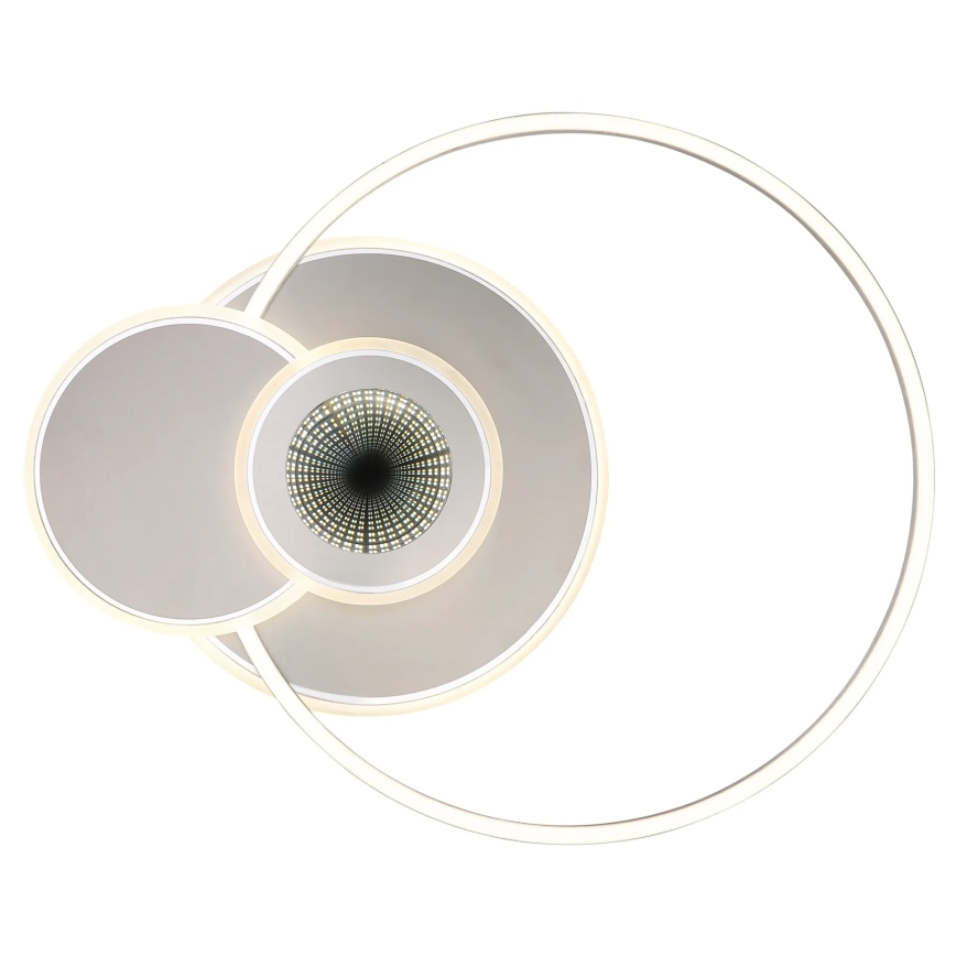 Globo - dimmbare LED-Deckenleuchte LED/24W/230V 2700-6000K silber + Fernbedienung