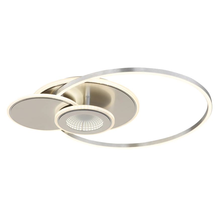 Globo - dimmbare LED-Deckenleuchte LED/24W/230V 2700-6000K silber + Fernbedienung