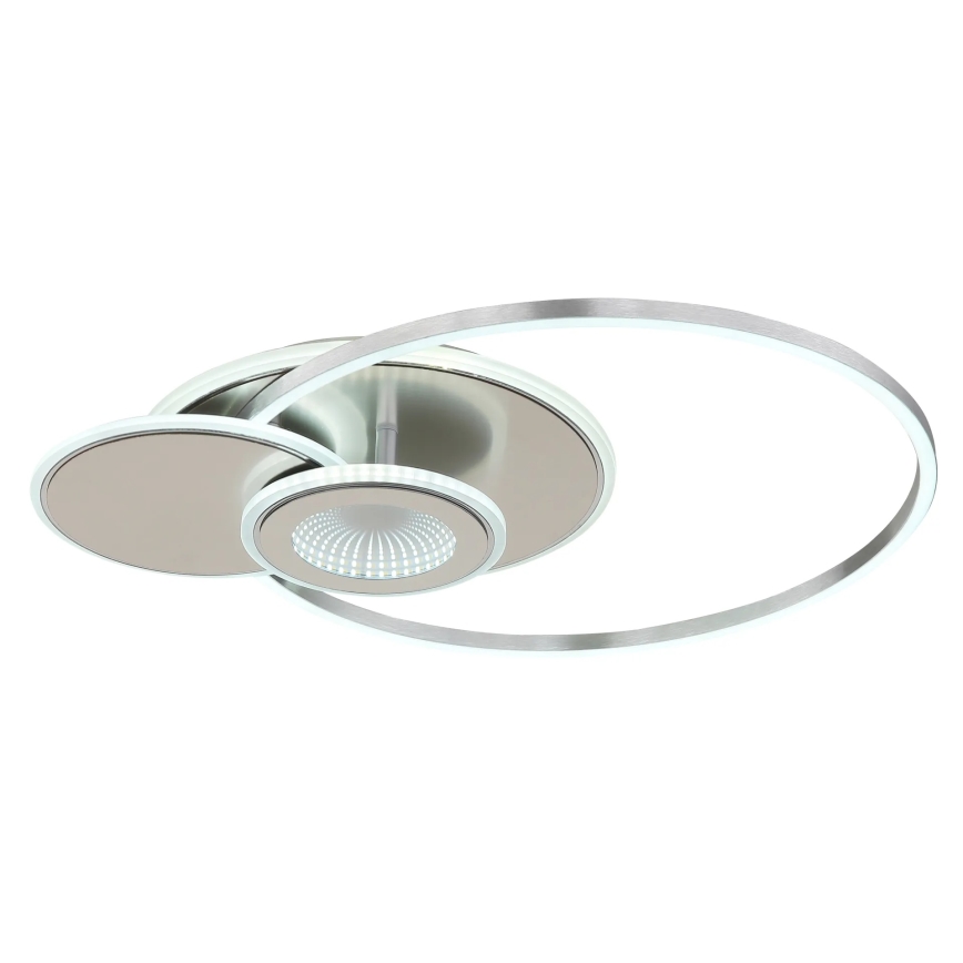 Globo - dimmbare LED-Deckenleuchte LED/24W/230V 2700-6000K silber + Fernbedienung