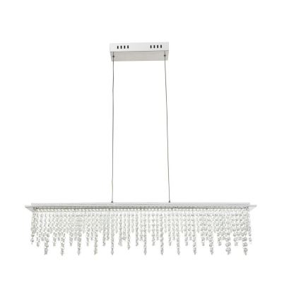 Globo - Dimmbare LED-Kristall-Hängeleuchte an Schnur LED/24W/230V 3000-6000K + Fernbedienung