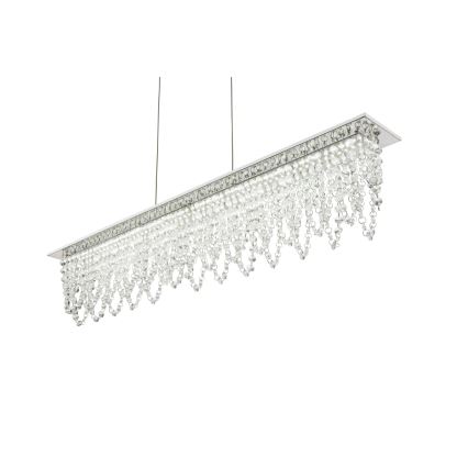 Globo - Dimmbare LED-Kristall-Hängeleuchte an Schnur LED/24W/230V 3000-6000K + Fernbedienung