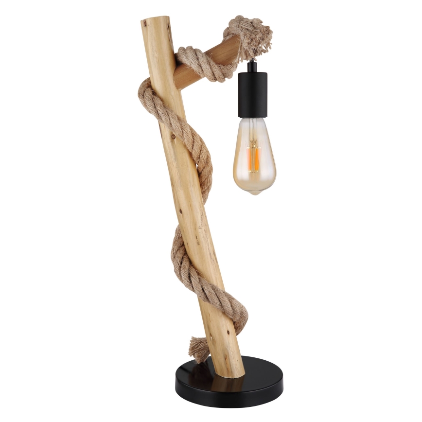 Globo - Tischlampe 1xE27/60W/230V Buche