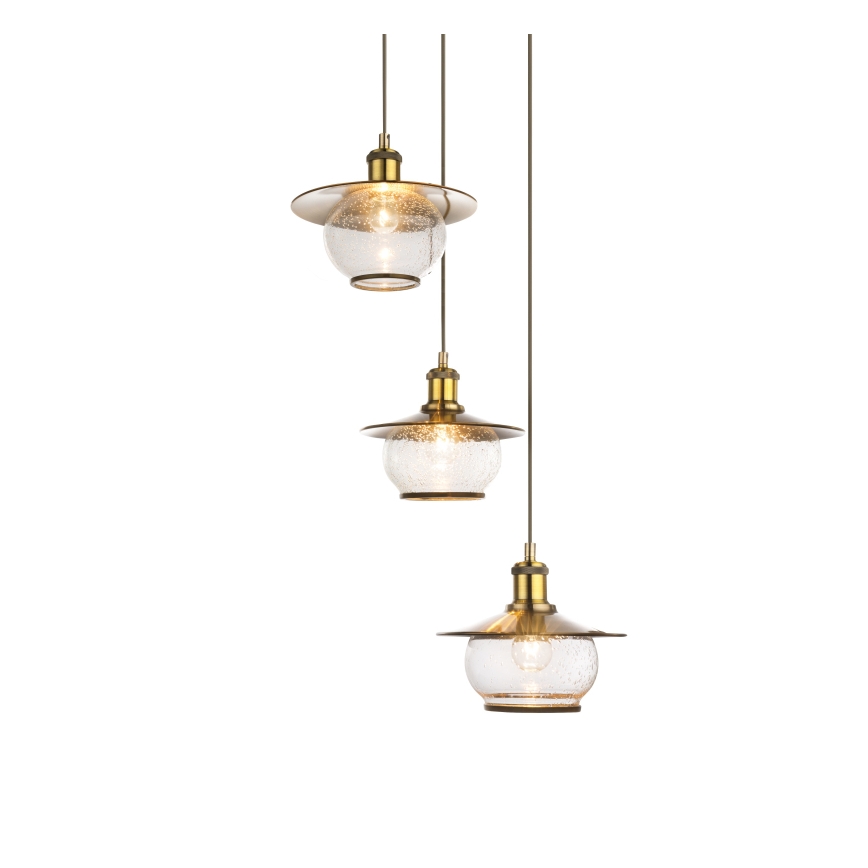 Globo - Decken-Hängeleuchte 3xE27/60W/230V