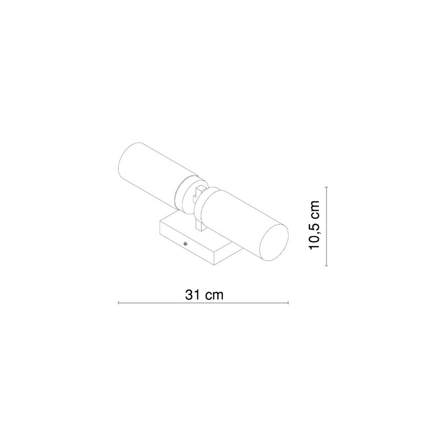 Globo - Wandleuchte / Deckenleuchte 2xE14/40W/230V