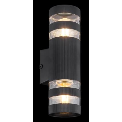 Globo - Wandleuchte 2xE27/10W/230V schwarz