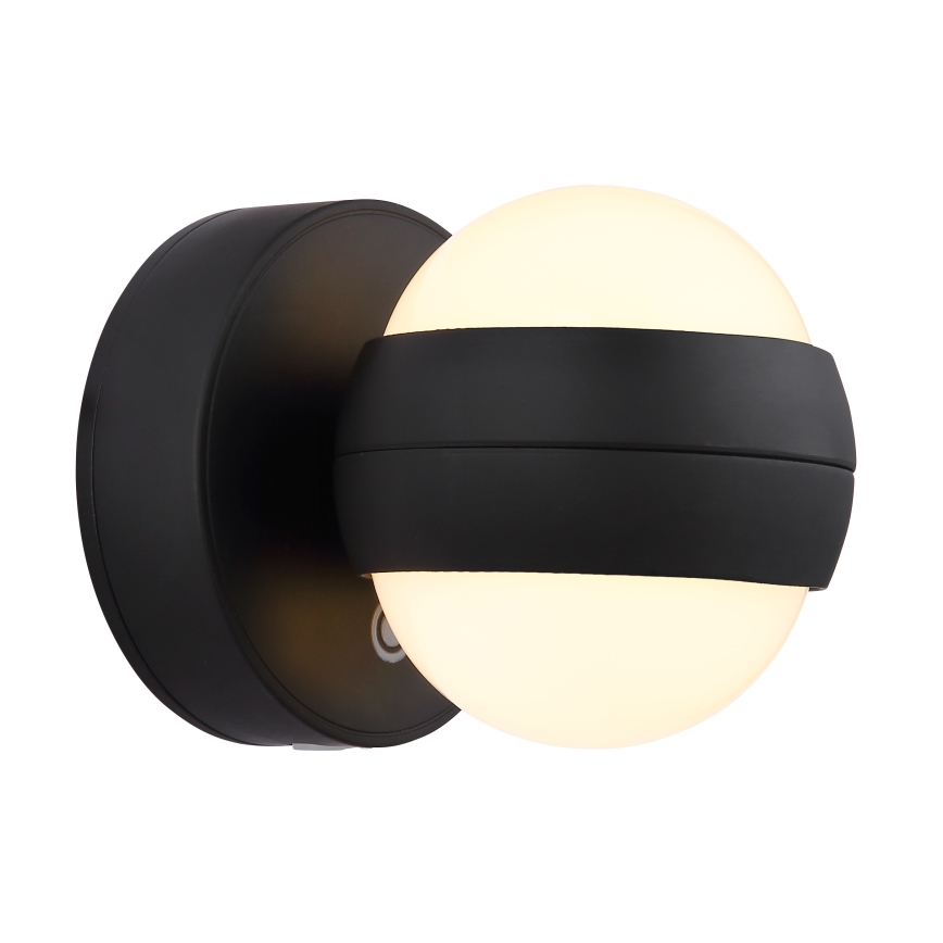 Globo - LED dimmbares, wiederaufladbares Touch-Wandleuchte LED/1,4W/5V 1800 mAh schwarz