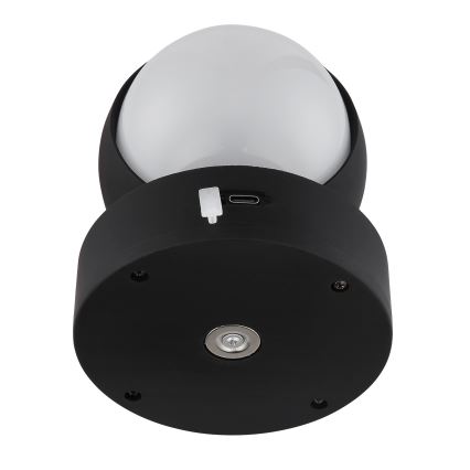 Globo - LED dimmbares, wiederaufladbares Touch-Wandleuchte LED/1,4W/5V 1800 mAh schwarz