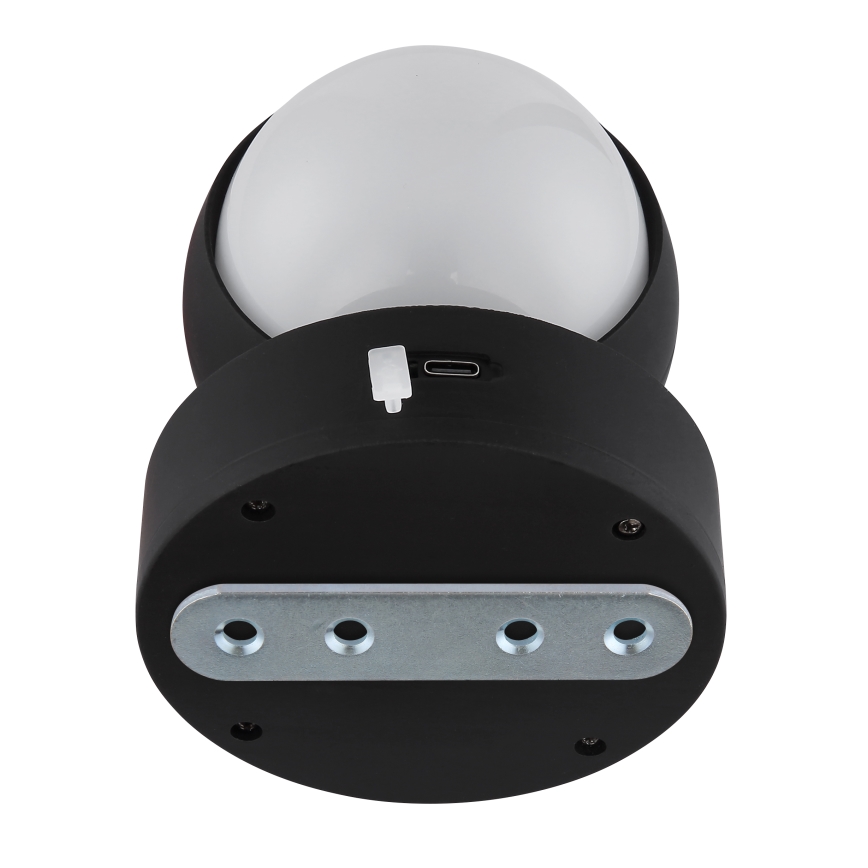 Globo - LED dimmbares, wiederaufladbares Touch-Wandleuchte LED/1,4W/5V 1800 mAh schwarz