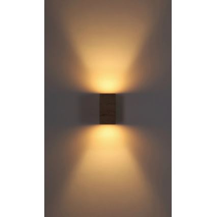 Globo - LED-Wandleuchte, 6 W, 230 V, 3000 K, Travertin