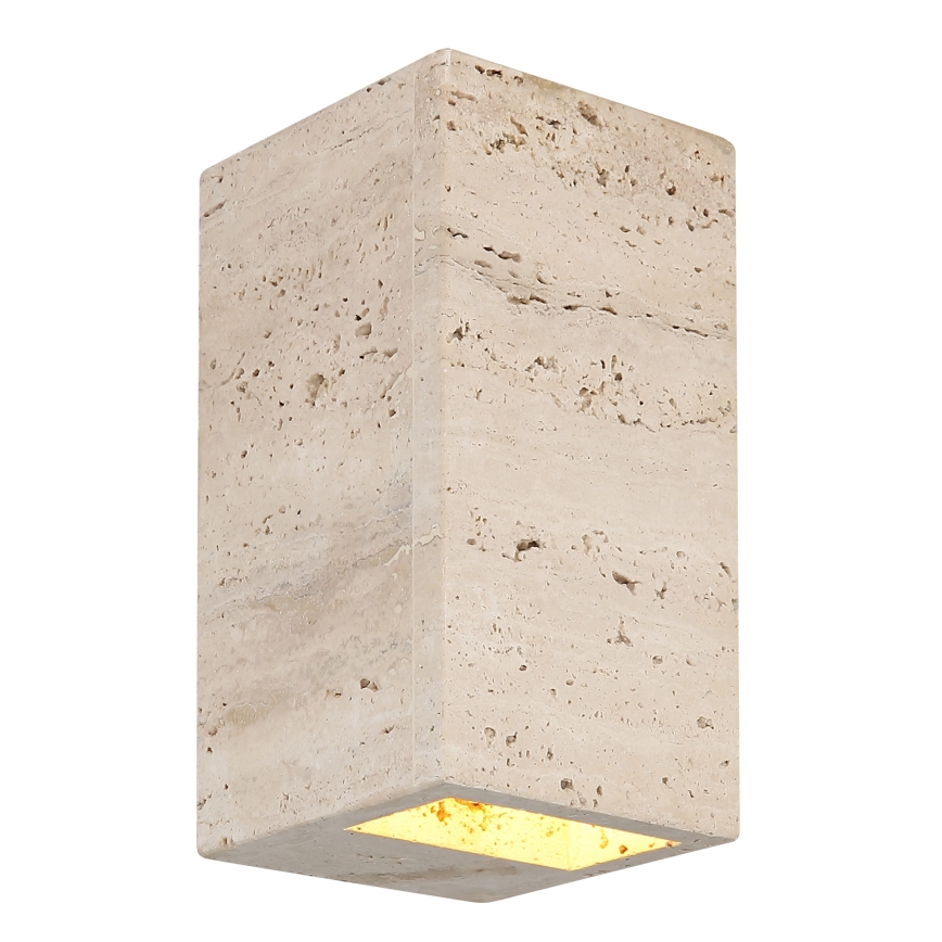 Globo - LED-Wandleuchte, 6 W, 230 V, 3000 K, Travertin