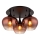 Globo - Anbauleuchte 3xE27/40W/230V d 45 cm kupfern