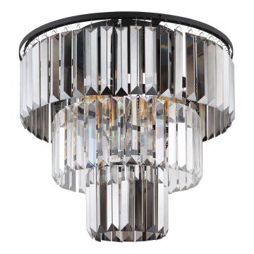 Globo - Aufbauleuchte 3xE27/40W/230V d 40 cm schwarz