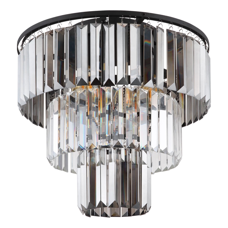 Globo - Aufbauleuchte 3xE27/40W/230V d 40 cm schwarz