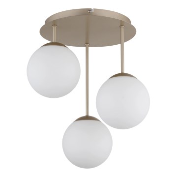 Globo - Aufgesetzte Deckenleuchte 3xE14/25W/230V Messing