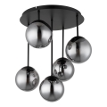 Globo - Aufgesetzte Deckenleuchte 5xE14/25W/230V schwarz