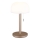 Globo - Aufladbare LED-Tischleuchte LED/1,5W/3,7V 3000/4200/6000K 1800mAh braun