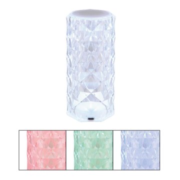 Globo - Aufladbare Touch-Tischleuchte (LED RGB) LED/0,6W/3,7V 500mAh