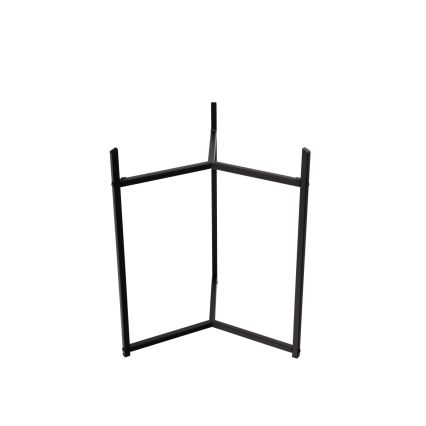 Globo - Couchtisch mit Uhr Ø 49 cm schwarz