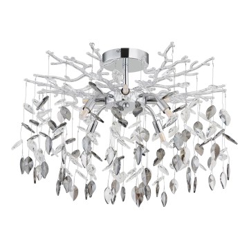 Globo - Deckenleuchte mit Stange 8xG9/8W/230V glänzender Chrom