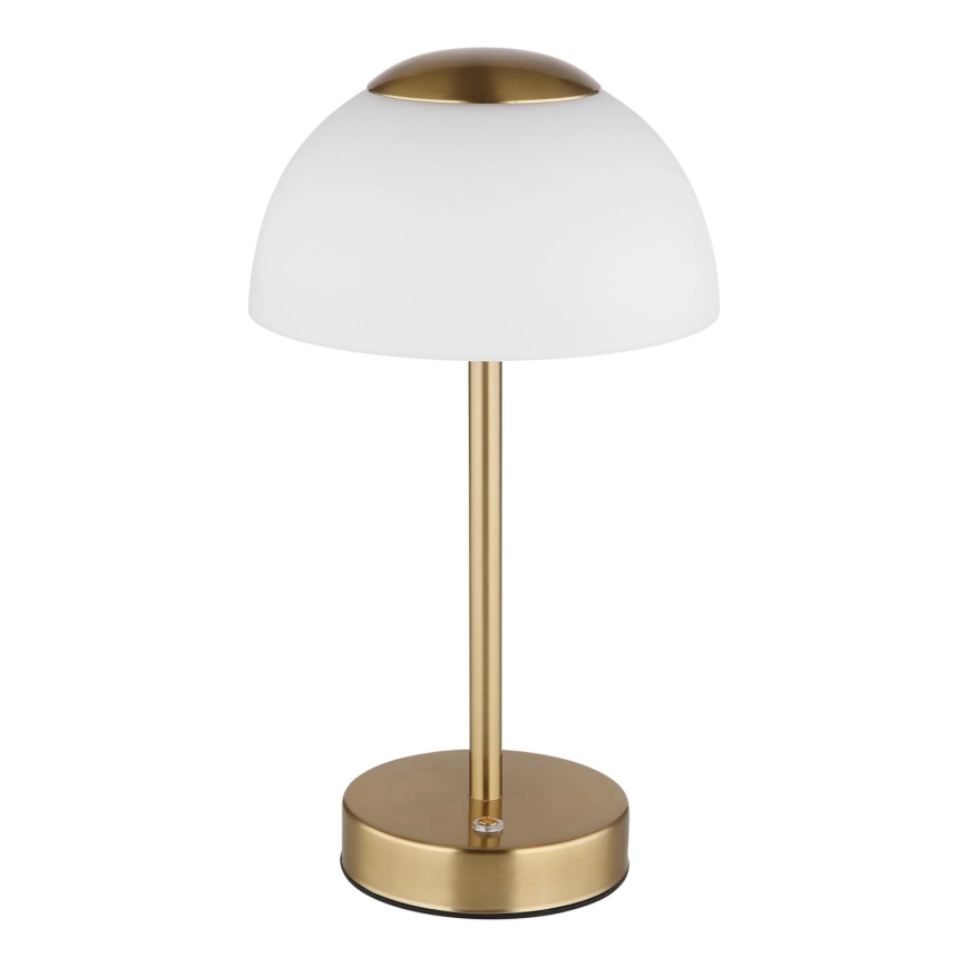 Globo - Dimm- und aufladbare LED-Tischleuchte LED/2,5W/5V 1800mAh 2700K/4000K/6500K Messing