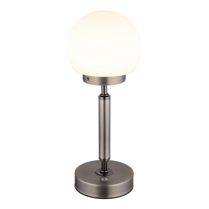 Globo - Dimm- und aufladbare LED-Tischleuchte mit Touch-Funktion LED/2,5W/5V 1800mAh 2700/4000/6500K anthrazit