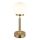 Globo - Dimm- und aufladbare LED-Tischleuchte mit Touch-Funktion LED/2,5W/5V 1800mAh 2700/4000/6500K Messing