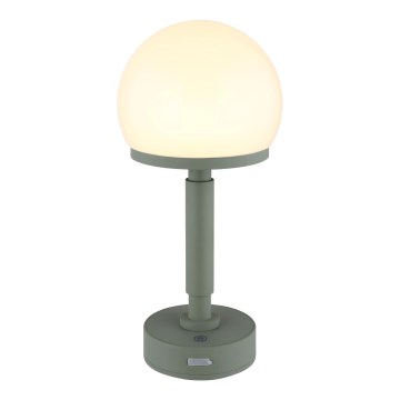 Globo - Dimm- und aufladbare LED-Tischleuchte mit Touch-Funktion LED/2,5W/5V 1800mAh 2800K grün
