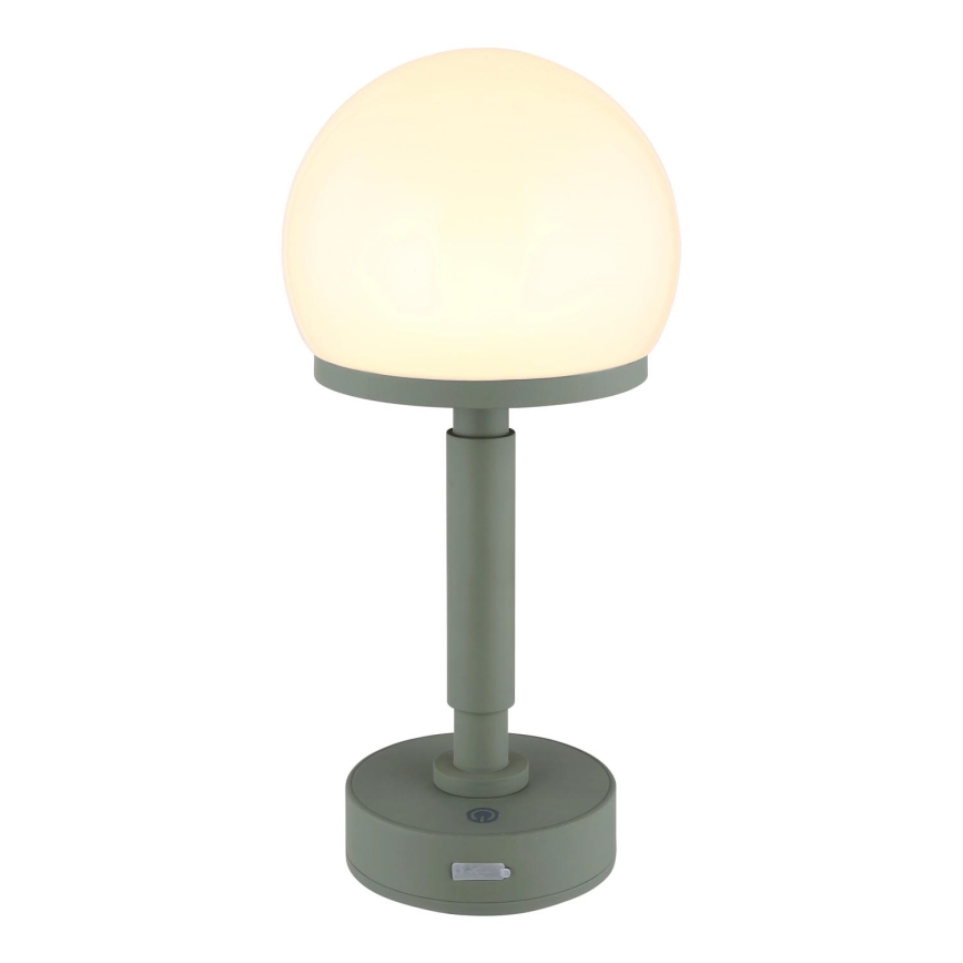 Globo - Dimm- und aufladbare LED-Tischleuchte mit Touch-Funktion LED/2,5W/5V 1800mAh 2800K grün
