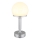 Globo - Dimm- und aufladbare LED-Tischleuchte mit Touch-Funktion LED/2,5W/5V 1800mAh 2800K silbern