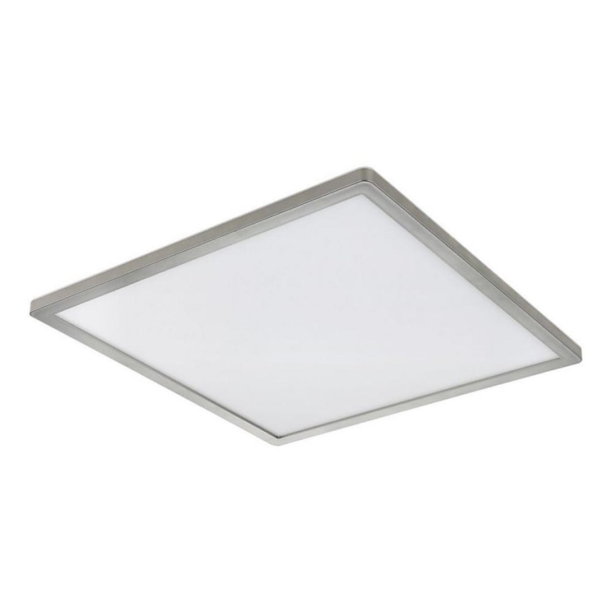 Globo - Dimmbare LED-Deckenleuchte für Badezimmer LED/24W/230V 42x42 cm IP44 matt Chrom