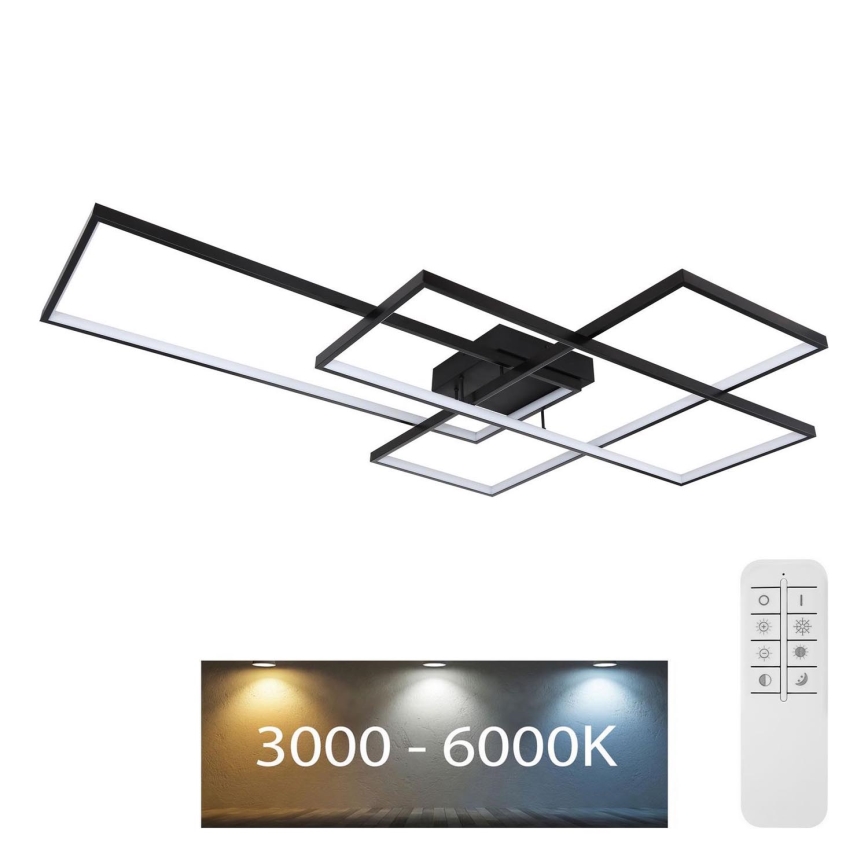 Globo - Dimmbare LED-Deckenleuchte LED/100W/230V 3000-6000K + Fernbedienung