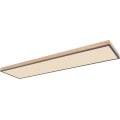 Globo - Dimmbare LED-Deckenleuchte LED/36W/230V 2700-6500K + Fernbedienung braun/grau