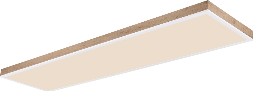 Globo - Dimmbare LED-Deckenleuchte LED/36W/230V 2700-6500K + Fernbedienung braun/weiß