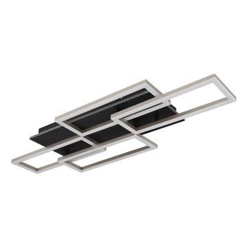 Globo - dimmbare LED-Deckenleuchte LED/40W/230V 2700-6500K 32,5x87,5 cm schwarz + Fernbedienung