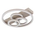 Globo - Dimmbare LED-Deckenleuchte LED/40W/230V 2700-6500K Ø 35x33 cm Beige + Fernbedienung