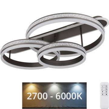 Globo - Dimmbare LED-Deckenleuchte LED/75W/230V 2700K-6000K + Fernbedienung