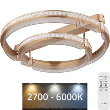 Globo - Dimmbare LED-Deckenleuchte LED/78W/230V 2700K-6000K + Fernbedienung
