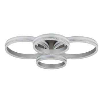 Globo - dimmbare LED-Deckenleuchte LED/90W/230V 2700-6000K silber + Fernbedienung