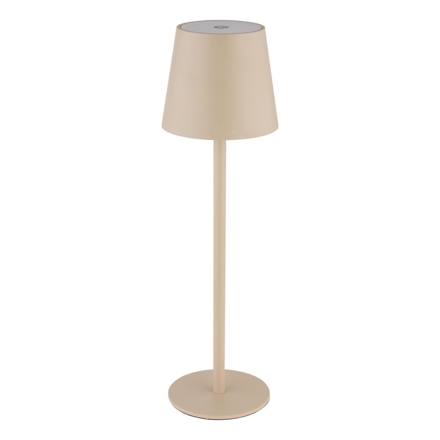 Globo - Dimmbare LED-Outdoor-Leuchte mit Touch-Funktion LED/3W/3,7V IP44 1800 mAh USB beige