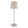 Globo - Dimmbare LED-Outdoor-Leuchte mit Touch-Funktion LED/3W/3,7V IP44 1800 mAh USB beige