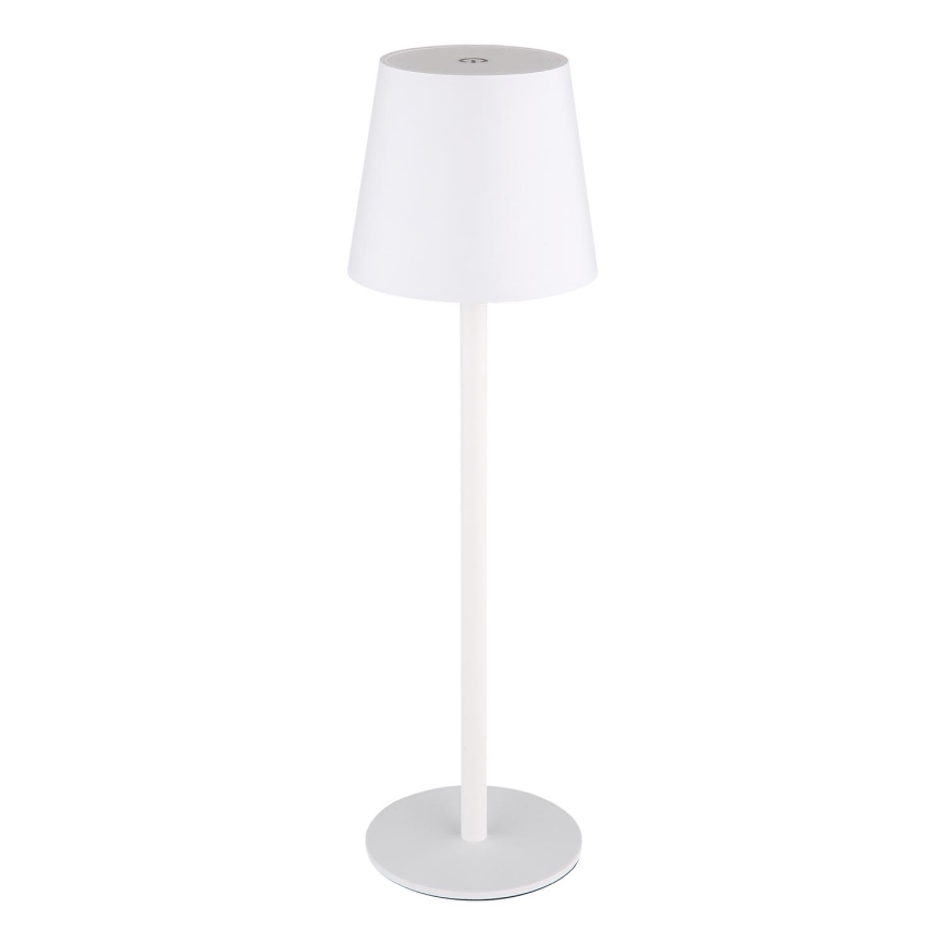 Globo - Dimmbare LED-Outdoor-Leuchte mit Touch-Funktion LED/3W/3,7V IP44 1800 mAh USB weiß